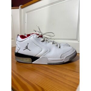 Nike Air Jordan Flight Club 91 Mens White Red Basketball Shoes Size 10.5